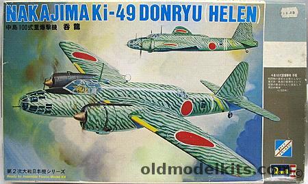 Revell 1/72 Nakjima Ki-49 Donryu Helen, H102 plastic model kit